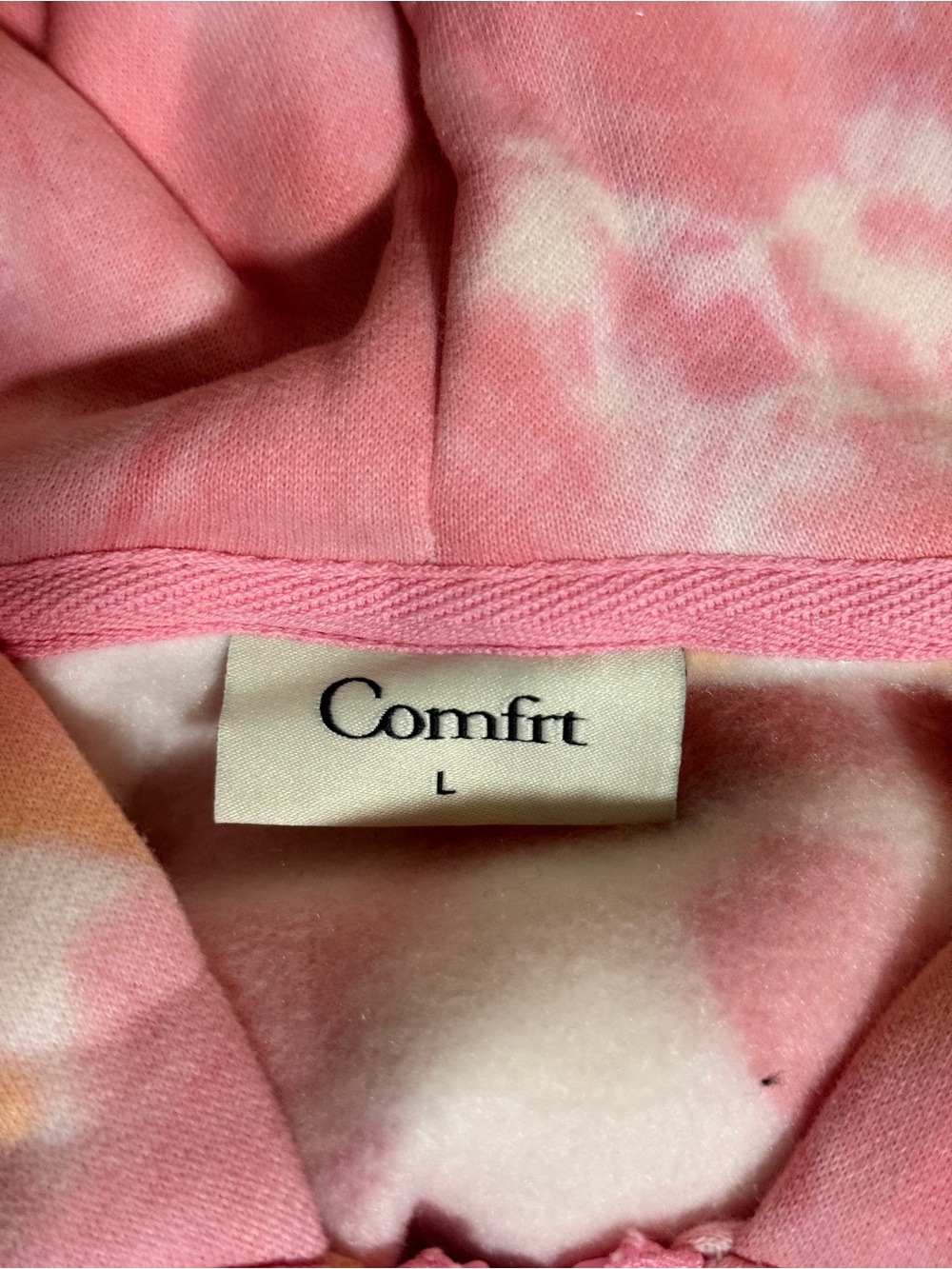 Comfrt Minimalist Zip Hoodie Sweatpants Set in Sunset Large - Picture 10 of 11